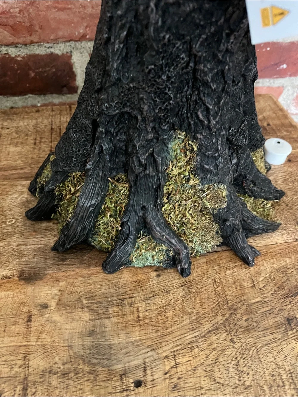 Black Witch Figurine Holding Pumpkin Accent - Holiday Tabletop Decor